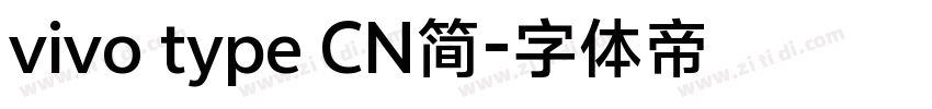 vivo type CN简字体转换